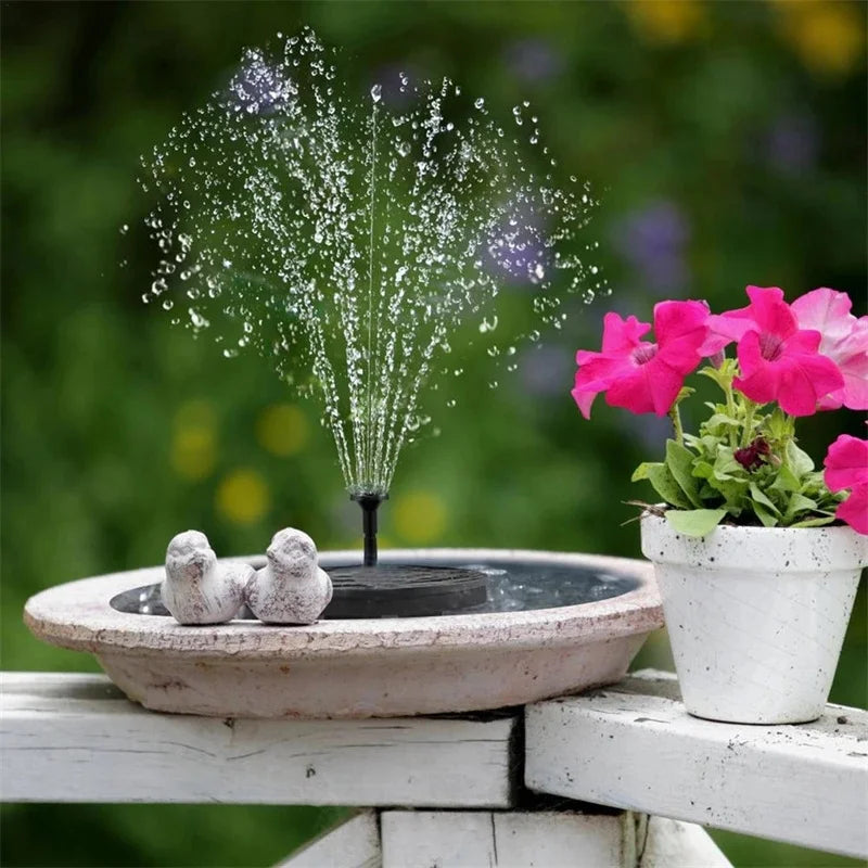 Solar Powered Bird Bath